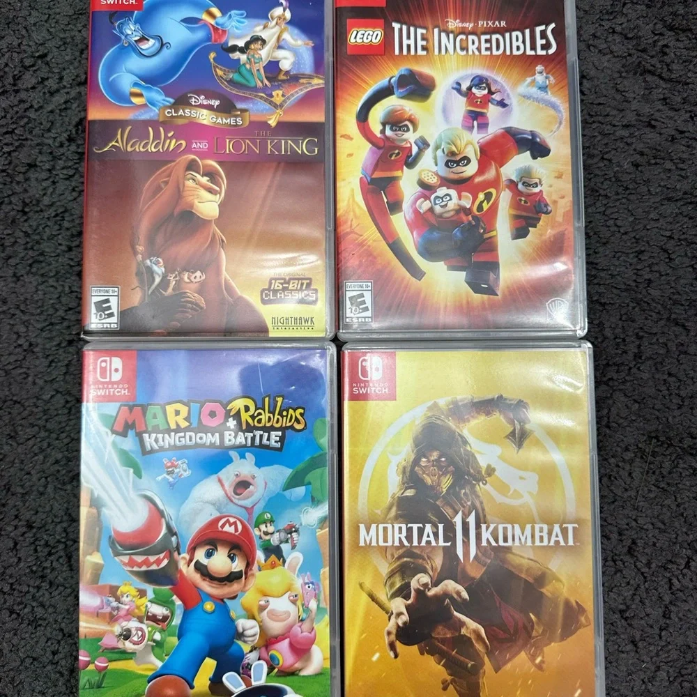 Lot of 16 EMPTY Nintendo Switch Game Cases